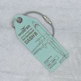 Aviationtag Wideroe Dash 8 - Mint (LN-WFP)