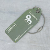 Aviationtag Wideroe Dash 8 - Light Green (LN-WFP)